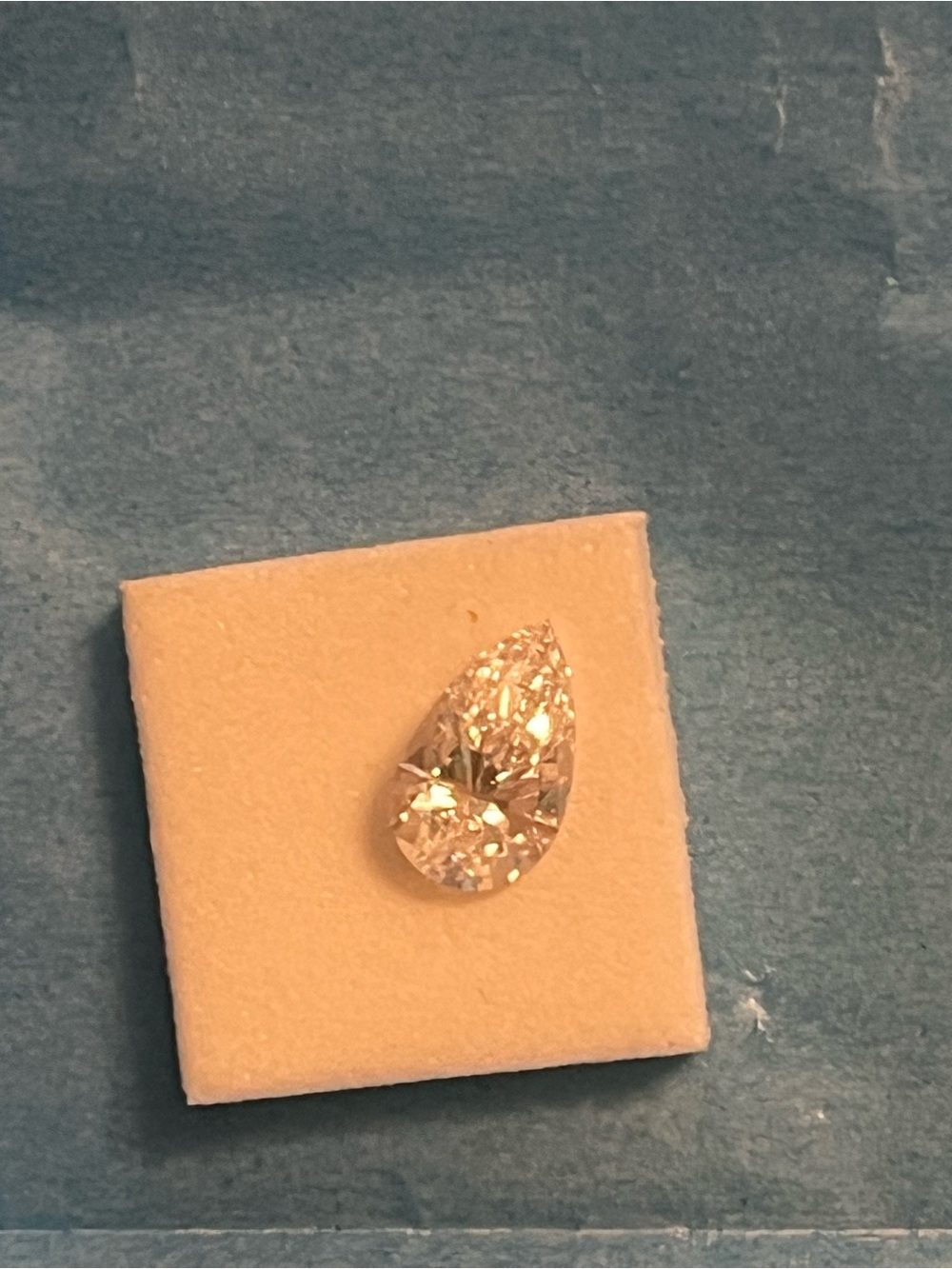 .99 ct IgI certified pear shape loose diamond lab grown